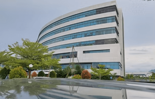 View of the company building